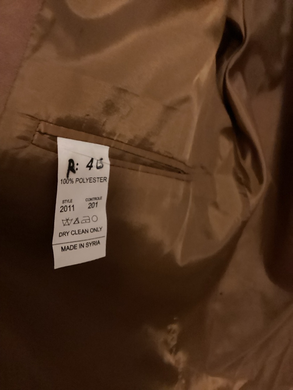 Men's Brown Suede Trench Coat - Picture 3 of 4